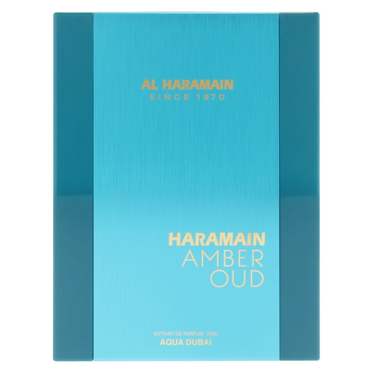 香水(男性用) Al Haramain Amber Oud Aqua Dubai 75ml Al Haramain Amber Oud Aqua, 2.53 oz Extrait De Parfum Spray