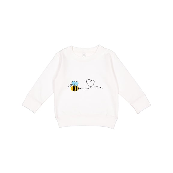 Inktastic Cute Flying Bumble Bee Toddler Sweatshirt