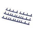 thumbnail image 1 of 11 clavos y 4 clavos Raqueta de bádminton Enhebrado de ojales / ojales de azul Sunnimix Tubo de la raqueta de bádminton Tubo de protección, 1 of 7