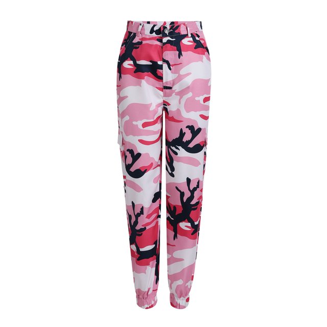 Pantalones cargo mujer Gibobby Leggings informales de mezclilla bombachos Rosa XXL
