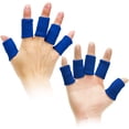 thumbnail image 3 of 10 piezas de protectores de mangas para los dedos, soporte para el pulgar, Protector de compresión elástico para aliviar el dolor, la artritis, el dedo en gatillo, Shuxiu Wang 1327533064019, 3 of 5