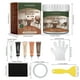 thumbnail image 3 of Masilla reparadora para madera, laminado y vinilo (color marrón) para reparar rápidamente grietas y agujeros en muebles y pisos de madera. Relleno para madera, pintable y teñible. Kit de masilla repar, 3 of 9
