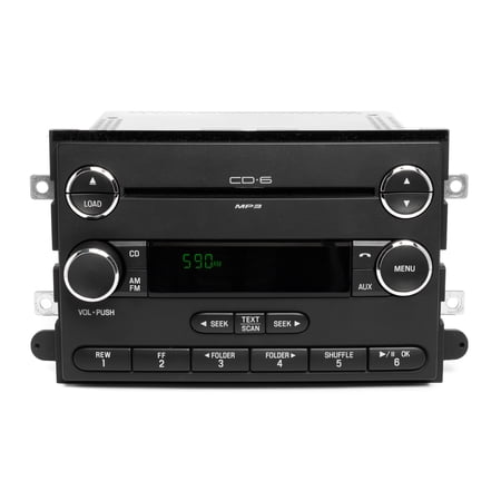 Restored Ford 06-09 Mercury Milan Fusion Radio AM FM Mp3 6 Disc CD Player 8E5T-18C815-AE (Refurbished)