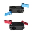 thumbnail image 3 of Adaptador de Abrazadera de Varil Mm en ángulo de para de Soporte de Varil de Cámara DSLR - rojo shamjiam Abrazadera de barra de 90 grados, 3 of 9