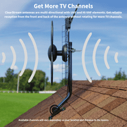 Antennas Direct® Clearstream™ 2v Uhf/vhf Indoor/outdoor Dtv Antenna With 20 Mount