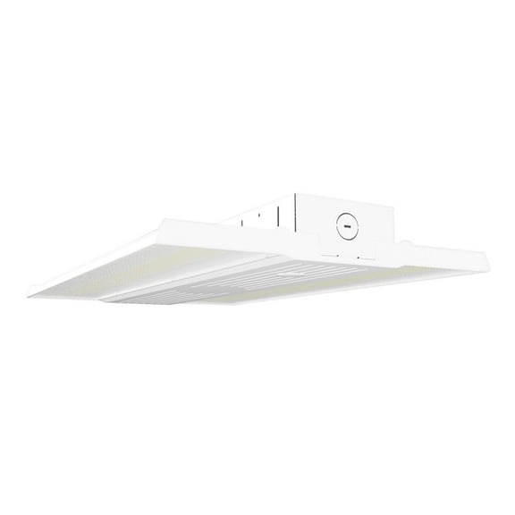RAB RBAY17M LED Linear High Bay, Up to 40539 Lumens, 160/220/260 Watt Selectable, 3500/4000/5000 Kelvin Selectable, 120-277 Volt, V-Hook and Chain Mount Included