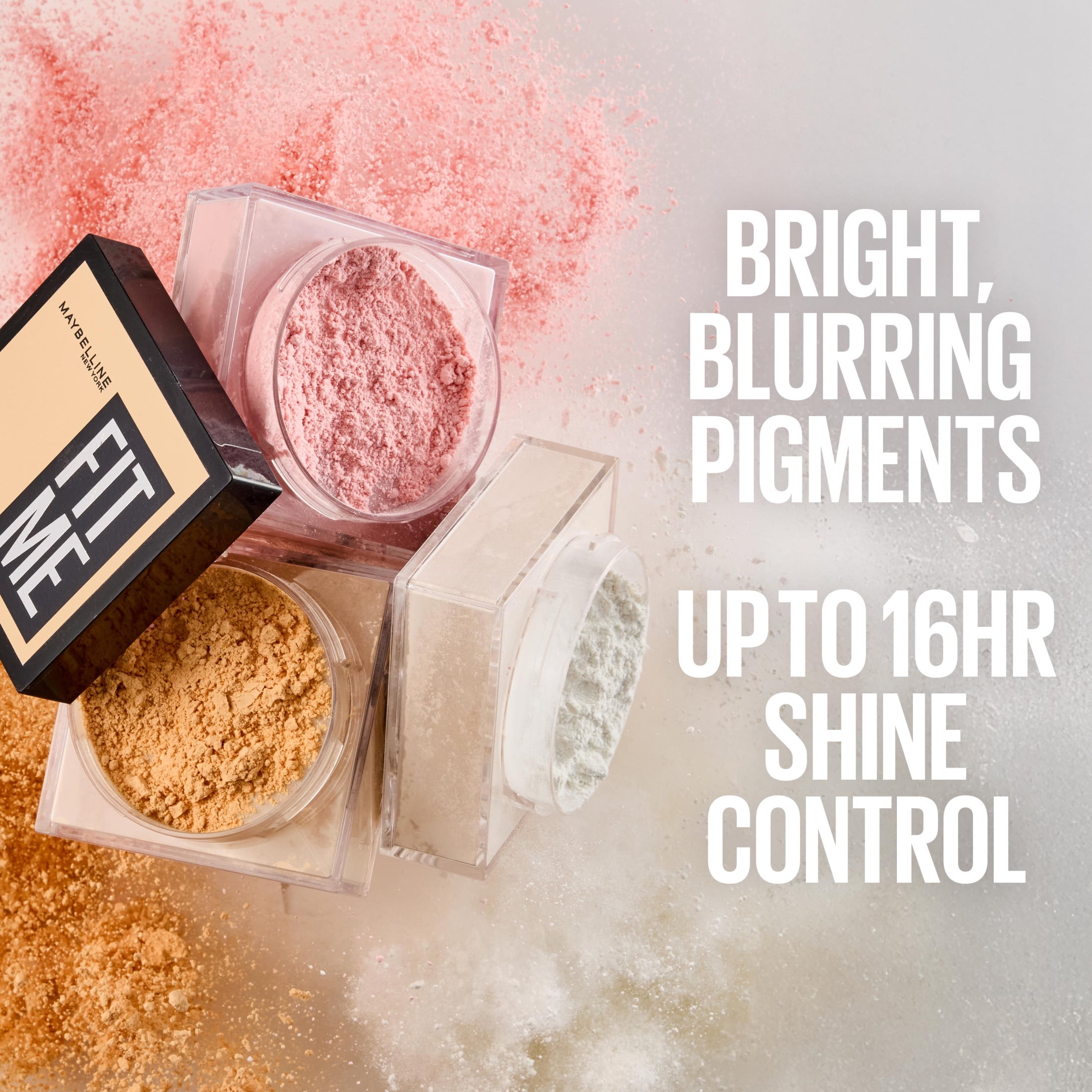 Maybelline Fit Me Loose Finishing Powder, 02 Pink, 0.71 oz