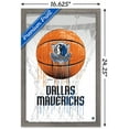 thumbnail image 3 of NBA Dallas Mavericks - Drip Basketball 21 Wall Poster, 14.725" x 22.375", Framed, 3 of 3