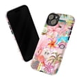 thumbnail image 3 of Tropical Summer Phone Case, Flamingo and Beach Vibe Collage, Fun Vacation Protective Case for iPhone Models, 3 of 6