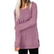 thumbnail image 2 of Suéteres para Mujer Manga Larga Cuello Redondo Color Sólido Tops de Moda Xemadio WRMH-137-8, 2 of 5