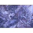 thumbnail image 1 of Ahgly Company Machine Washable Indoor Rectangle Oriental Blue Industrial Area Rugs, 4' x 6', 1 of 4