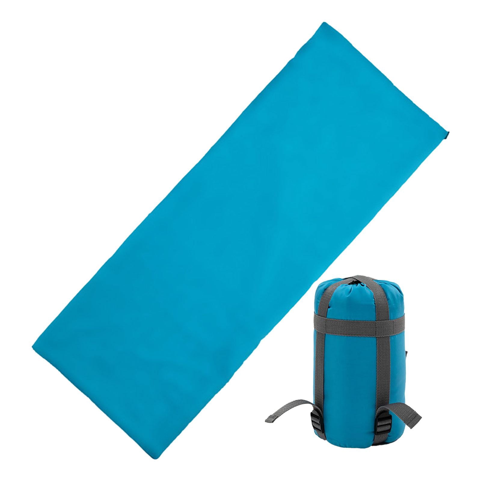 Wswqop Envelope Sleeping Bag for Men Women 3 Season Ultralight Camping Sleeping Bag for Blue