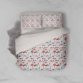 thumbnail image 3 of 3D White Mushroom Quilt Cover Set Bedding Set Pillowcases 04, 3 of 3