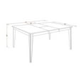 thumbnail image 5 of East West Furniture Dining Room Set Cappuccino, HEDR5-CAP-03, 5 of 6