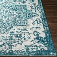 thumbnail image 3 of Surya Eagean EAG-2378 79 x 108" Rectangle Fabric Rug in Teal Blue/Light Beige, 3 of 6