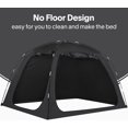 thumbnail image 5 of Twin Size Bed Tent Canopy - Blackout Privacy Sleeping Tent with Dual  for Adults Kids , Lightweight Portable Indoor Tent with Mesh Vent and Carry Bag, 5 of 7