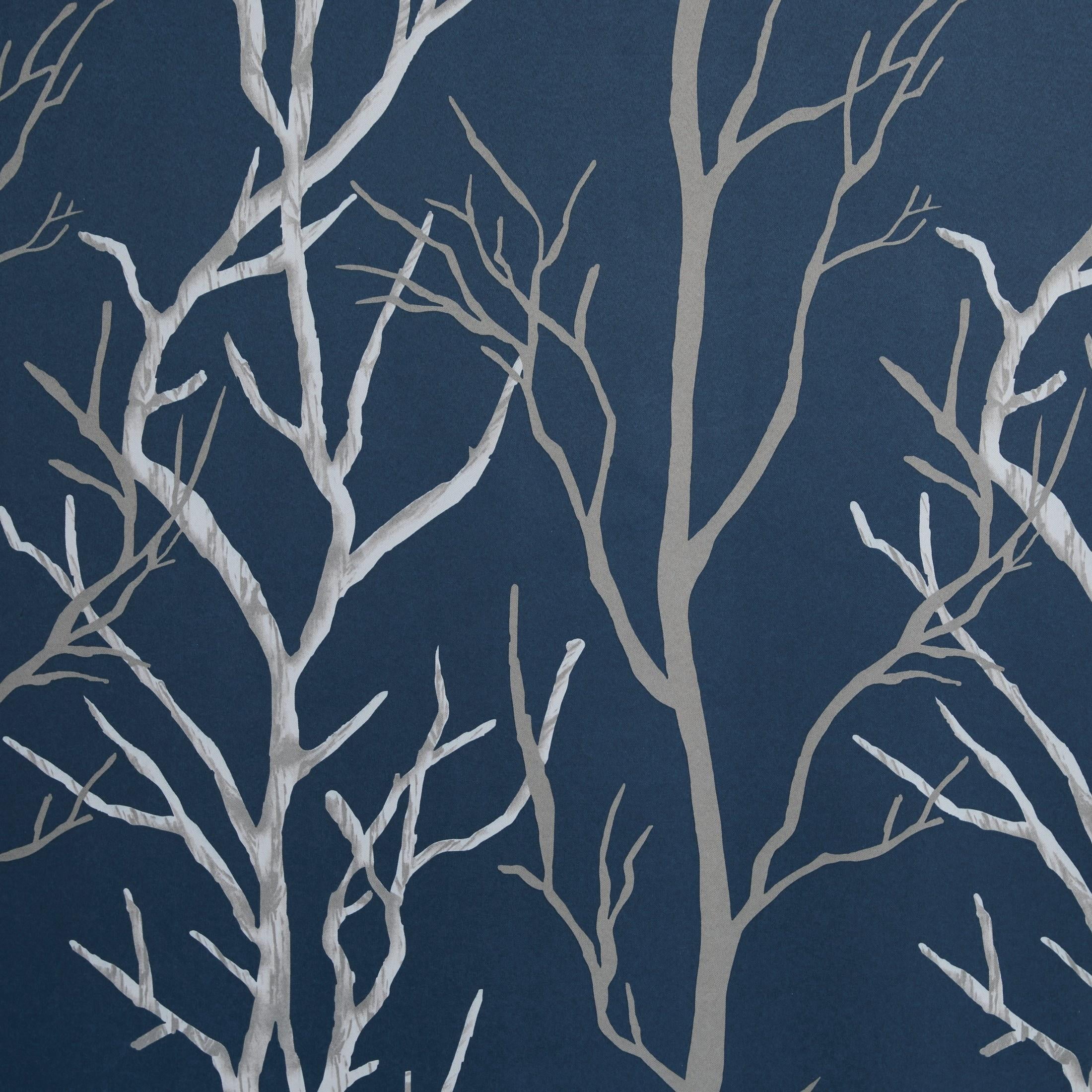 VCNY Home Kingdom Blue Branch Grommet Blackout Curtain, 40" x 63"