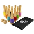 thumbnail image 6 of Lawn Bowling Game/Skittle Ball- Indoor and Outdoor Set by Hey! Play! (9.5 Inch), 6 of 7