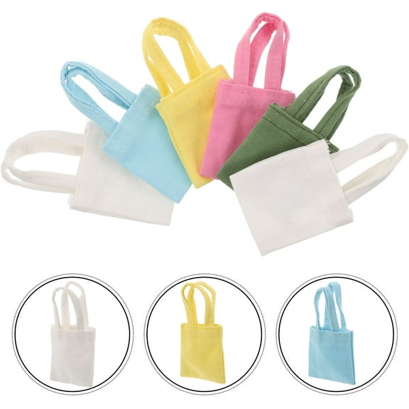 TABLZONE Doll Accessory Dollhouse Bag Assorted Color 6Pcs