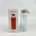 thumbnail image 7 of BNFHTD Reusable plastic water bottles sold empty, 16oz Clear plastic Bottles with Stainless Steel Lids, Reusable plastic Drink Bottles with Caps, Juice Bottles for Juicing, Kombucha, 7 of 7