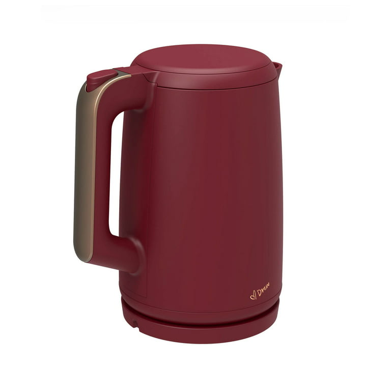 Beautiful 1.7L Digital Double Wall Electric Kettle, Limited Edition Merlot  by Drew Barrymore