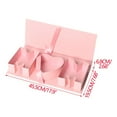 thumbnail image 3 of T-682 Pink Large Rectangular Flower Box Window Display Gift Box Everlasting Soap Packaging Box Floral Arrangement Container For Wedding Mother'S Day Souvenir, 3 of 3
