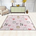 thumbnail image 3 of Dreamtimes Cartoon Panda Balloon Area Rug, 4'x5' Pet & Child Friendly Carpet for Living Room Bedroom Dining Room,Indoor Outdoor Soft Rug Washable Non Slip Comfortable Area Rug, 3 of 6