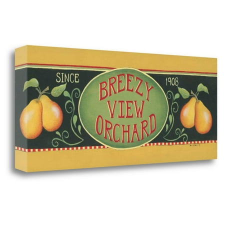 Lewis Gallery - Tangletown Fine Art Breezy View Orchard Ready-to-Hang Giclee Print Gallery Wrap Canvas Wall Art by Kim Lewis