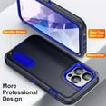 thumbnail image 4 of for iPhone 15 Pro Case, iPhone 15 Pro Phone Case with Built in Kickstand, Shockproof/Dustproof/Drop Proof Heavy Duty Military-Grade Rugged Protective Cover for iPhone 15 Pro,Green,For iPhone 15 Pro, 4 of 9