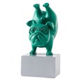 thumbnail image 1 of Encantadora Estatua De Perro De Yoga Artesanía De Bulldog Francés, Estatuilla Abstracta De Estilo Simple Moderno, Artesanías De Adorno Bonitas Tmvgtek Libre de BPA, 1 of 3