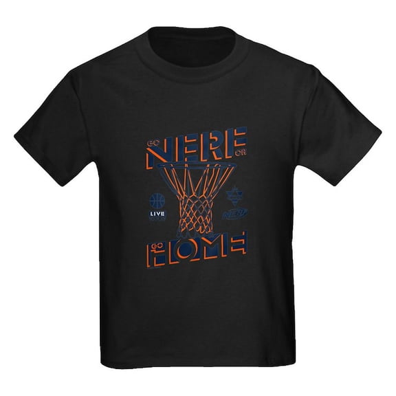 CafePress - Go Nerf Basketball T Shirt - Dark T-Shirt Kids XS-XL