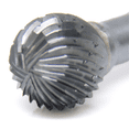 thumbnail image 4 of SD-5 Ball Shape - Premium Double Cut Tungsten Carbide Burr 1/4" Shank, 4 of 5