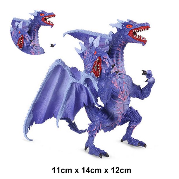 Figuras de acción de dinosaurios jurásicos, modelo de animales de dragón mágico volador prehistórico, perro bestia, juguetes de PVC de alta calidad, regalo para niños"Dargon28" Fivean Toy model