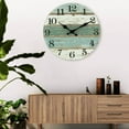 thumbnail image 2 of DESIGNICE Wall Clock,Retro American Style Design Wall Clocks Battery Operated,Easy Installation with Back Slot Design Kitchen Clock,10",Style2, 2 of 4