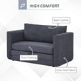 Pull Out Sofa Bed, Modern Convertible Loveseat Sleeper