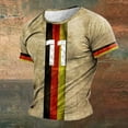 thumbnail image 2 of Mens Germany Theme Sports T Shirt Casual Crewneck Short Sleeve T-Shirt Summer Fitness Tees, 2 of 6