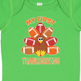 thumbnail image 4 of Inktastic My First Thanksgiving with Football Turkey Boys or Girls Baby Bodysuit, 4 of 5