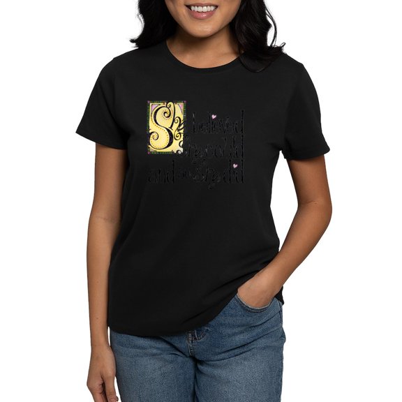 CafePress - She Believed She Could T Shirt - Women's Traditional Fit Dark T-Shirt