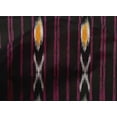thumbnail image 4 of oneOone Coton Biologique Voile Tissu Imprimé Rayé Ikat BTY 42 Pouces de Large, 4 of 4