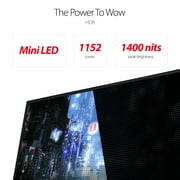 ASUS ROG Swift 32” 4K HDR 144Hz DSC Gaming Monitor (PG32UQX) - UHD (3840 x 2160), Mini-LED IPS, G-SYNC Ultimate, Local dimming, Quantum Dot technology, DisplayHDR 1400, Eye Care, DisplayPort, HDMI