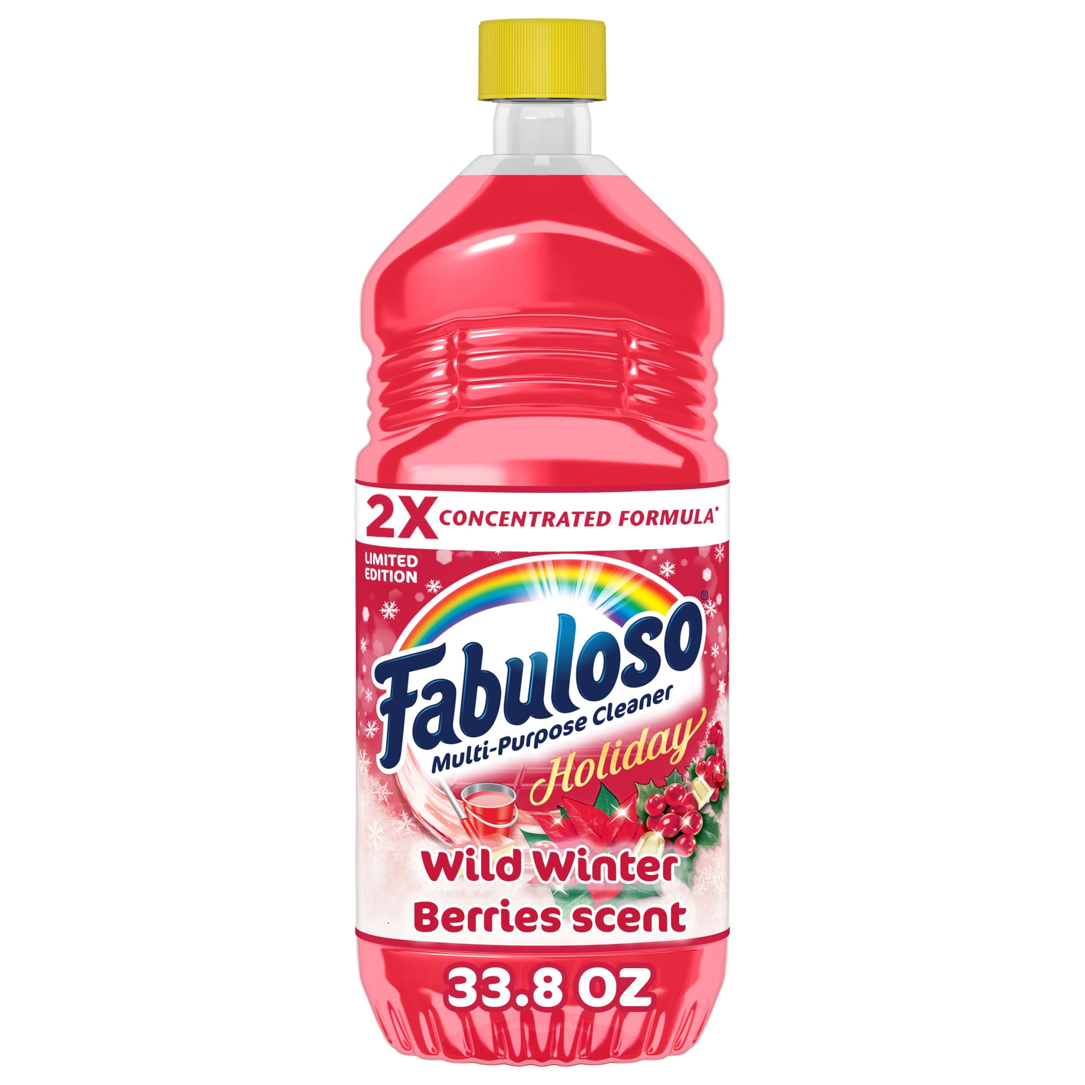 Holiday Scents Bundle: Palmolive Warm Spice and Apple Orchard Scents, Fabuloso Fresh Winter Mint and Wild Winter Berries Scents