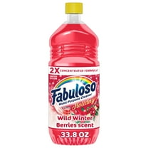 Fabuloso Holiday Multi-Purpose Cleaner, 2X Concentrated, Wild Winter Berries Scent, 33.8 fl oz