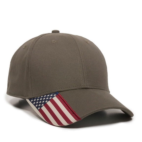 Outdoor Cap USA-300 Brushed Cotton Twill-Olive