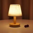 thumbnail image 6 of LED Table Lamp Stable Fabric Study Reading Night Light Home Decor, 6 of 7