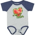 thumbnail image 3 of Inktastic I'm One in a Melon Watermelon Heart Boys or Girls Baby Bodysuit, 3 of 5