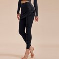 thumbnail image 5 of oqasdz Leggings for Women Covering Drawstring High Waisted Lifting Dance Sports Fitness Yoga Pants L, 5 of 5