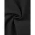 thumbnail image 4 of INSPIRE CHIC Women's Fit and Flare Contrast Color Bowtie Neck Dress, 4 of 6