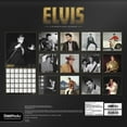 thumbnail image 4 of Elvis Presley Calendar 2026 - Deluxe 2026 King of Rock and Roll Elvis Presley Wall Calendar Bundle with Over 100 Reminder Stickers (Graceland Gifts, Office Supplies), 4 of 7