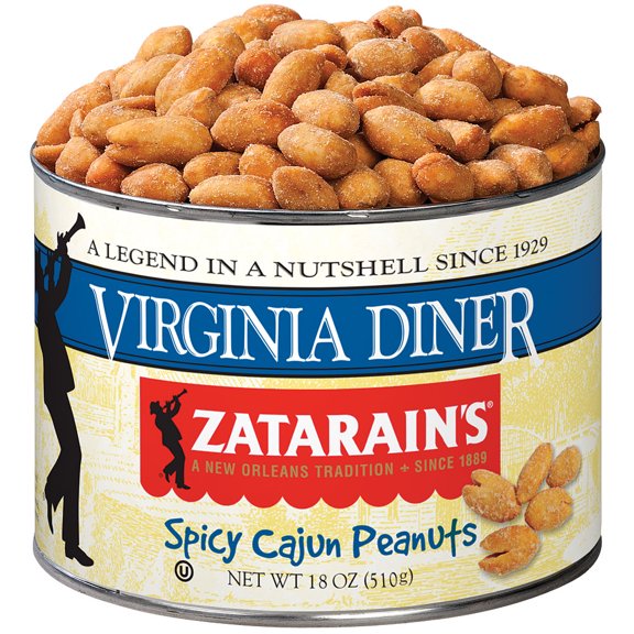 Virginia Diner Snack Mix Zatarain’s Spicy Cajun Peanuts - Perfect For Parties