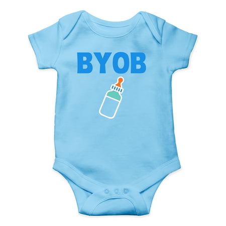 

BYOB- Bring Your Own Bottle Party at My Crib Tonight - Cute One-Piece Infant Baby Bodysuit